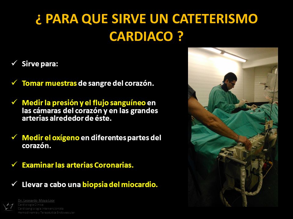 cateterismo para que sirve